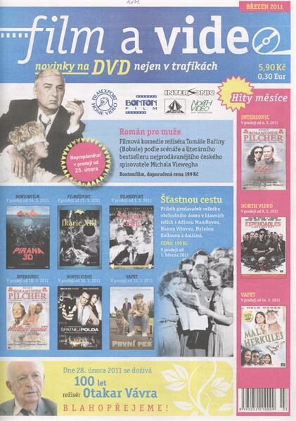 Film a video :novinky na DVD nejen v trafikách