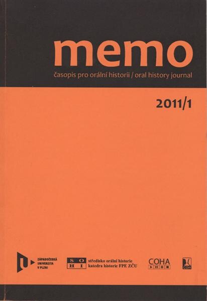 Memo : časopis pro orální historii = oral history journal
