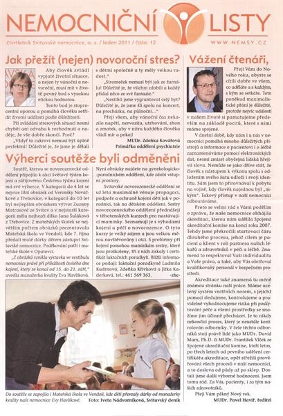 Nemocniční listy :čtvrtletník Svitavské nemocnice, a.s.