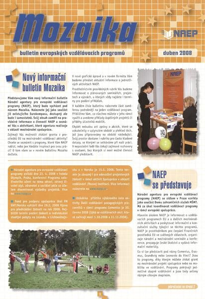 Mozaika :bulletin evropských vzdělávacích programů