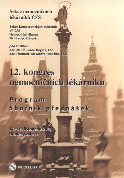 ... kongres nemocničních lékárníků : sborník ...