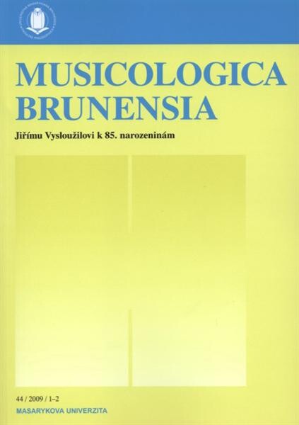 Musicologica Brunensia
