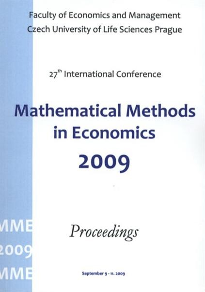 Mathematical Methods in Economics ... : book of abstracts ...
