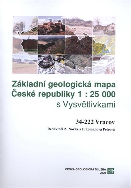 Základní geologická mapa České republiky 1:25 000. 34-222 Vracov