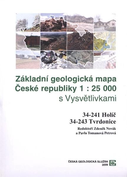 Základní geologická mapa České republiky 1:25 000. 34-241 Holíč. 34-243 Tvrdonice