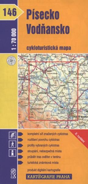Písecko, Vodňansko cykloturistická mapa 1:70 000