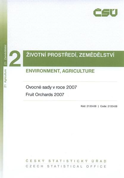 Ovocné sady v roce ... = Fruit orchards ...