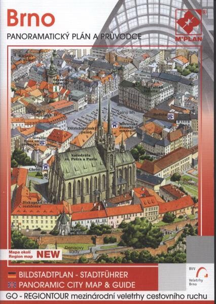 Brno panoramatický plán a průvodce