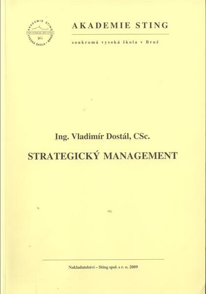 Strategický management: studijní text pro distanční vzdělávání