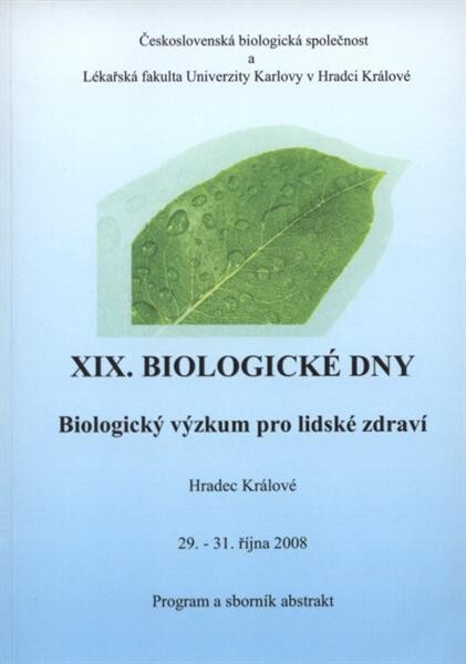 Biologické dny : program a sborník abstrakt