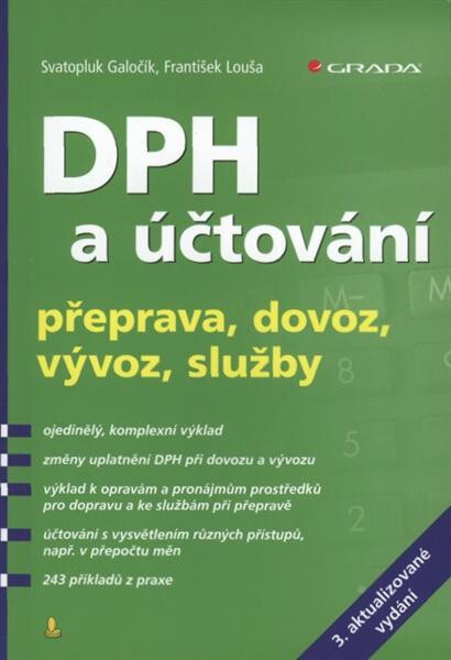 DPH a účtování : přeprava, dovoz, vývoz, služby
