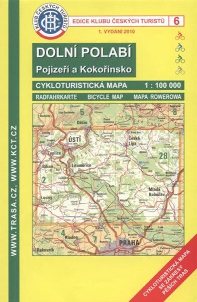 Dolní Polabí Pojizeří a Kokořínsko : cykloturistická mapa 1:100 000