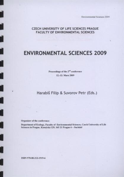 Environmental Sciences 2009 :proceedings of the 2nd conference, 12.-13. Marz 2009