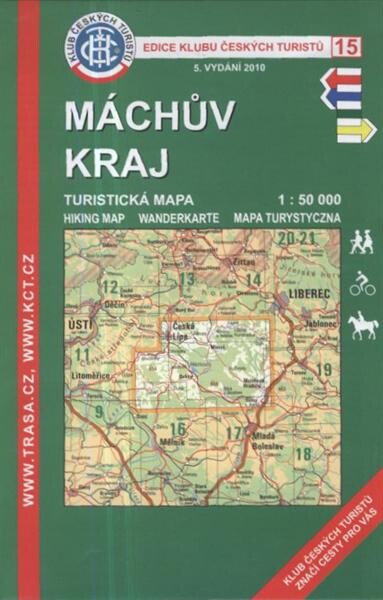 Máchův kraj turistická mapa 1:50 000