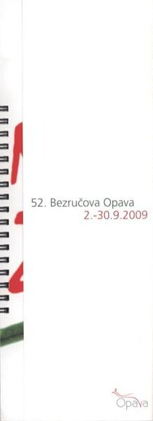 Mezi námi zvířaty : [52. Bezručova Opava : 2.-30.9.2009 : programový tisk