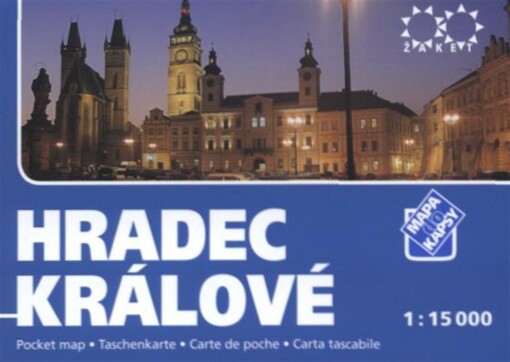 Hradec Králové mapa do kapsy