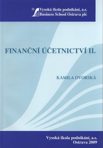 Finanční účetnictví II. 
