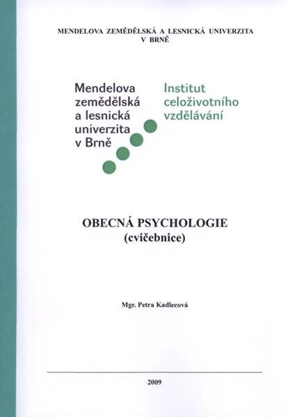 Obecná psychologie : (cvičebnice)