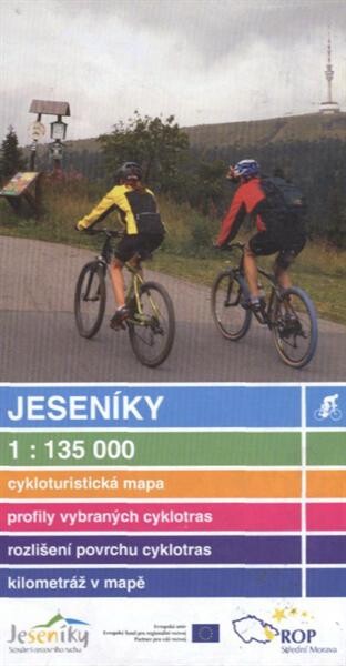 Jeseníky cykloturistická mapa