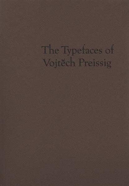 The typefaces of Vojtěch Preissig