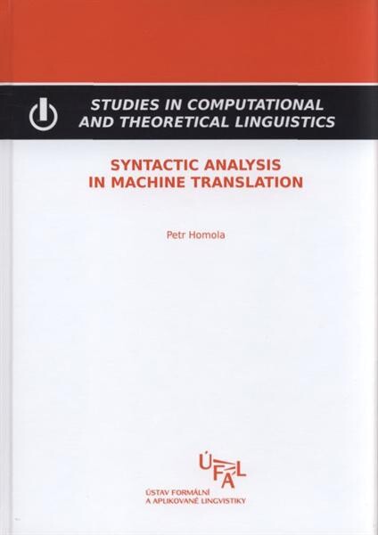Syntactic analysis in machine translation