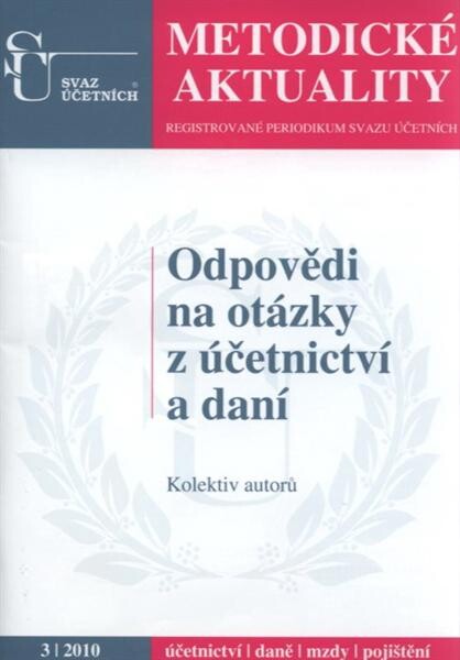 Odpovědi na otázky z účetnictví a daní