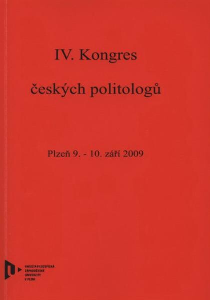 IV. Kongres českých politologů - Plzeň, 9.-10. září 2009