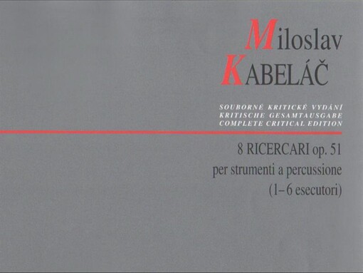 8 ricercari, op. 51 per strumenti a percussione : (1-6 esecutori)