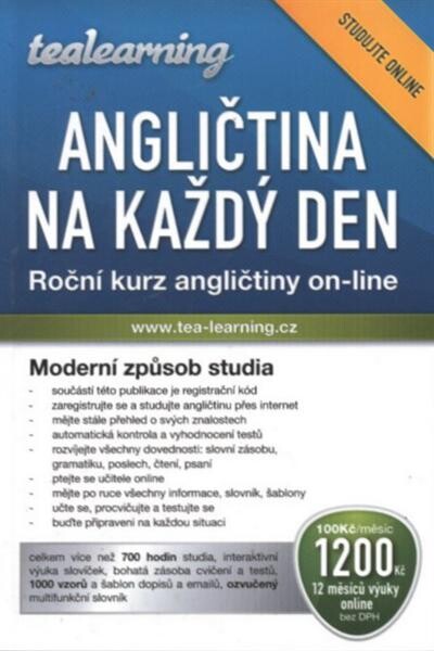 Angličtina na každý den :[tealearning] : roční kurz angličtiny on-line + užitečné fráze na každý den