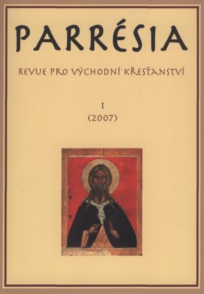 Parrésia : revue pro východní křesťanství = a journal of Eastern Christian studies