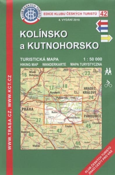 Kolínsko a Kutnohorskoturistická mapa 1:50 000