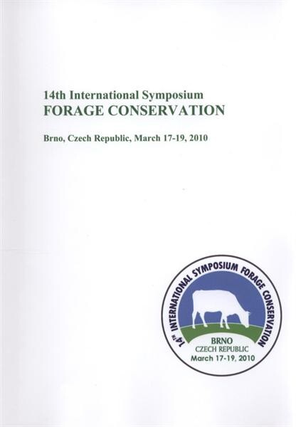 14th international symposium Forage conservation :17-19th March, 2010, Brno, Czech republic : conference proceedings