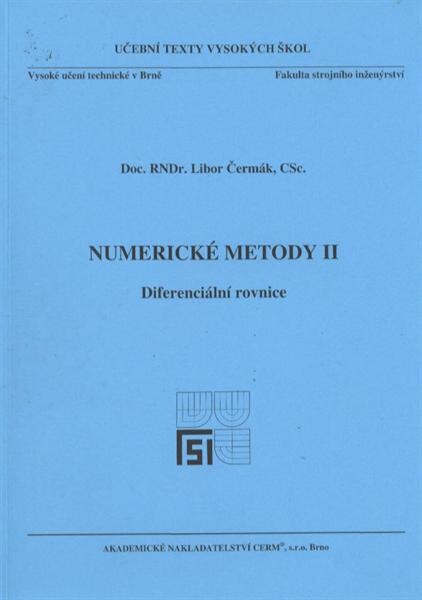 Numerické metody II : diferenciální rovnice