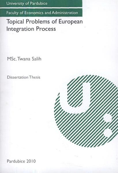 Topical problems of European integration process : dissertation thesis