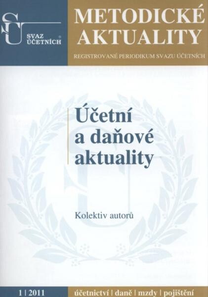 Účetní a daňové aktuality
