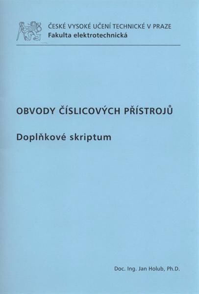 Obvody číslicových přístrojů : doplňkové skriptum