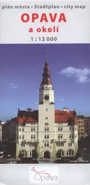 Opava a okolí plán města