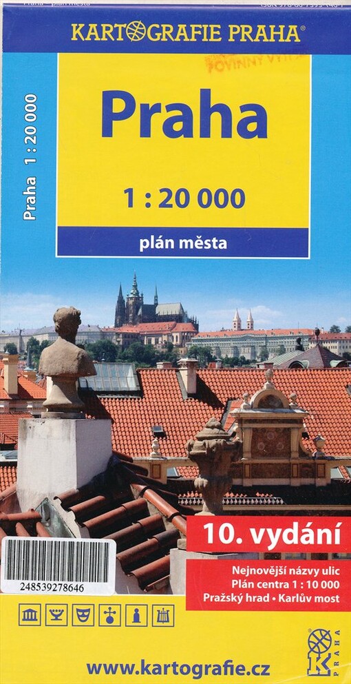 Praha plán města 1:20 000, 10. vyd.