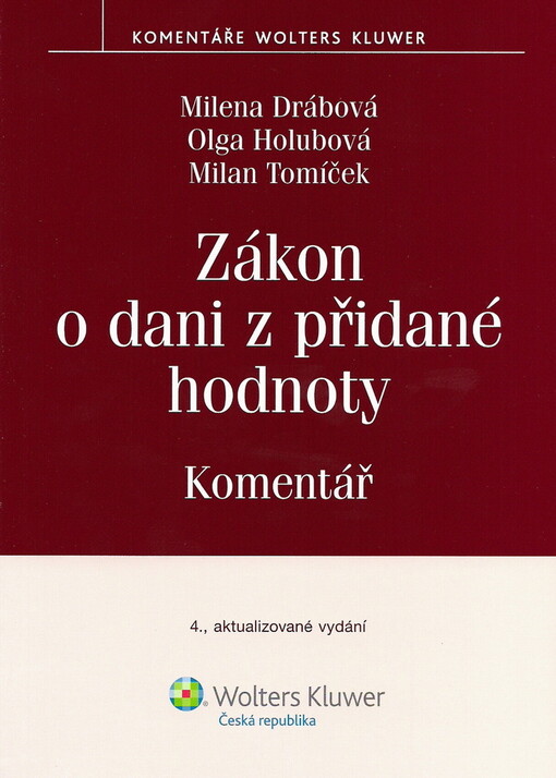 Wolters Kluwer Zákon o dani z přidané hodnoty