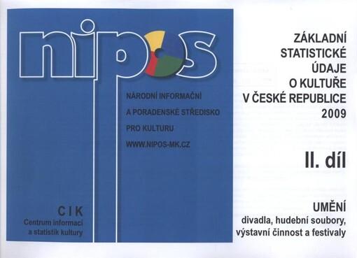 Základní statistické údaje o kultuře v České republice. II. díl, Umění - divadla, hudební soubory, výstavní činnost a festivaly
