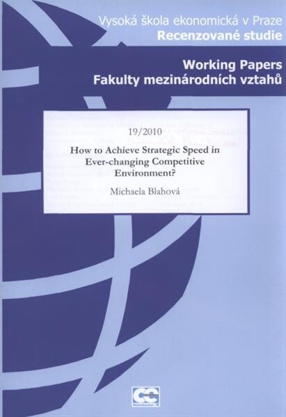 How to achieve strategic speed in ever-changing competitive environment?