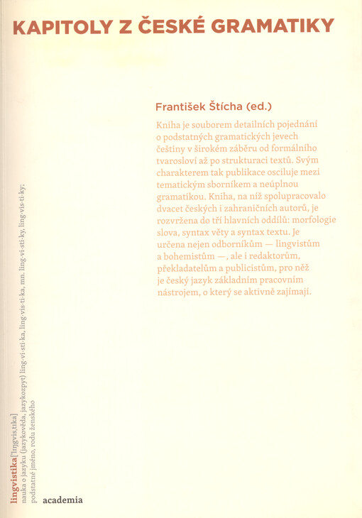 Kapitoly z české gramatiky