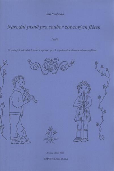 Národní písně pro soubor zobcových fléten. 