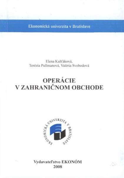 OperĂˇcia v zahraniÄŤnom obchode 