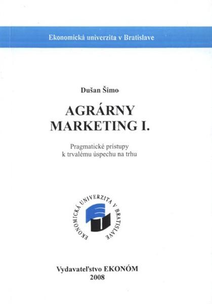 AgrĂˇrny marketing I. 