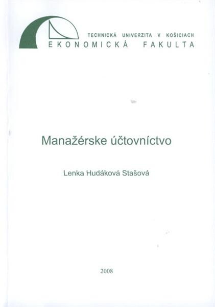 ManaĹľĂ©rske ĂşÄŤtovnĂ­ctvo 