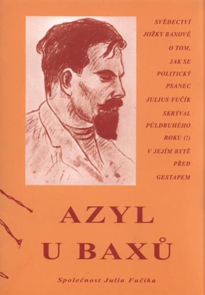 Azyl u Baxů : svědectví Jožky Baxové : jak se politický psanec Julius Fučík skrýval v jejím bytě půldruhého roku (!) před gestapem