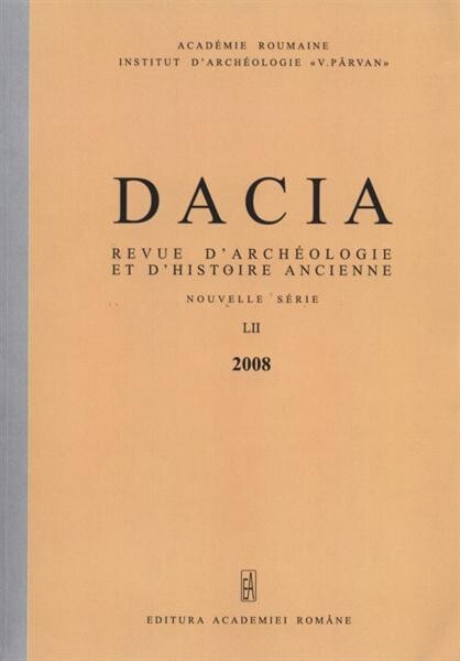 Dacia : revue d'archéologie et d'histoire ancienne
