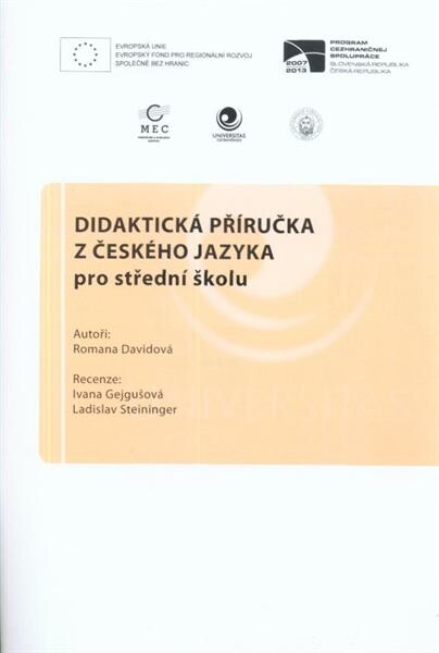 Didaktická příručka z českého jazyka pro střední školu