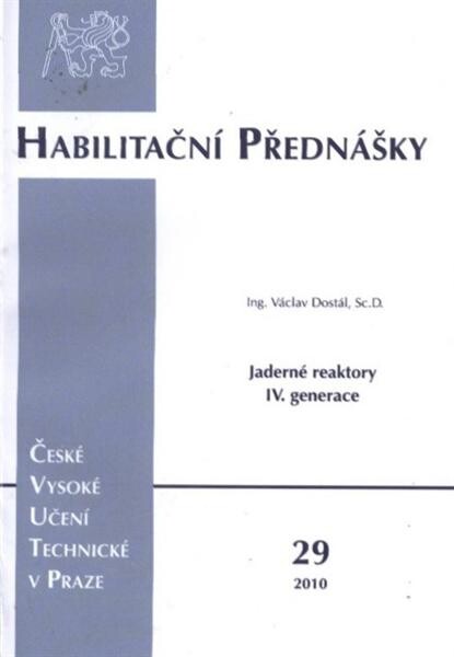 Jaderné reaktory IV. generace = Generation IV nuclear reactors